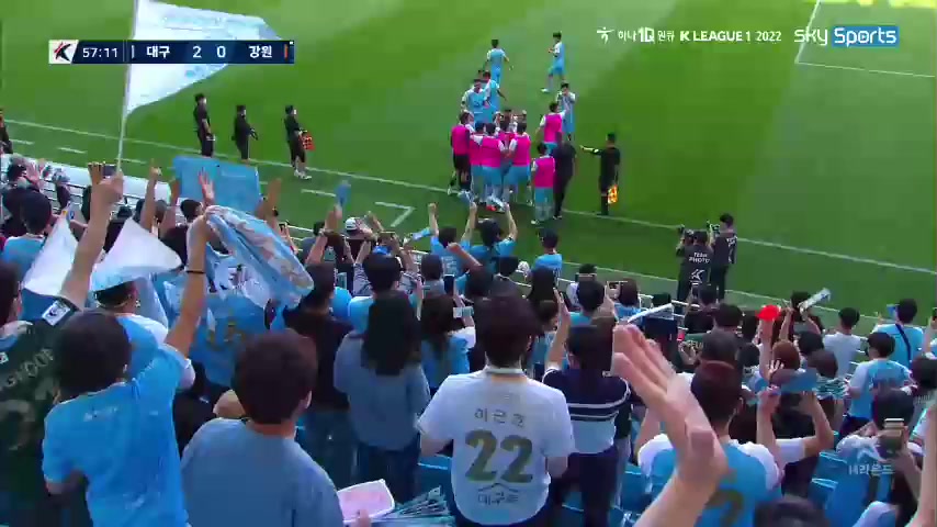 KOR D1 Daegu FC Vs Gangwon FC 57 phút Bruno Jose Pavan LamasVào, ghi bàn 2:0