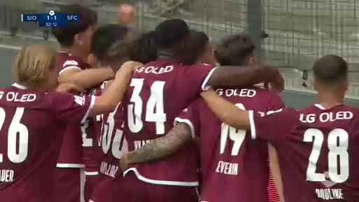 SUI Sl FC Sion Vs Servette 53 phút Chris Vianney BediaVào, ghi bàn 1:1