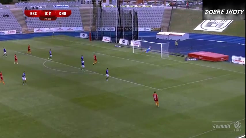 POL D2 KP Calisia Kalisz Vs Chojniczanka Chojnice Zawistowski Goal in 26 min, Score 1:2