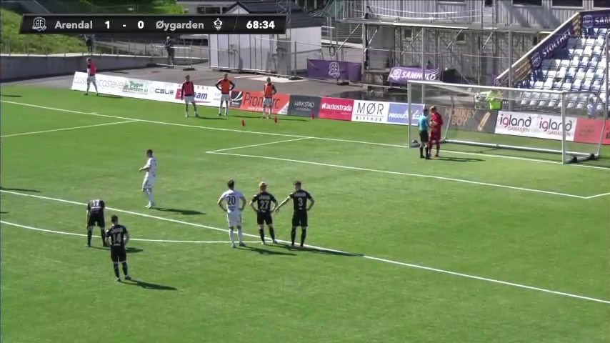 NOR D2 FK Arendal Vs Oygarden FK Eirik Kaldheim Goal in 70 min, Score 2:0