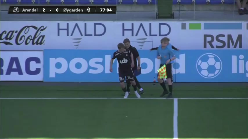 NOR D2 FK Arendal Vs Oygarden FK Andreas Hellum Goal in 78 min, Score 3:0