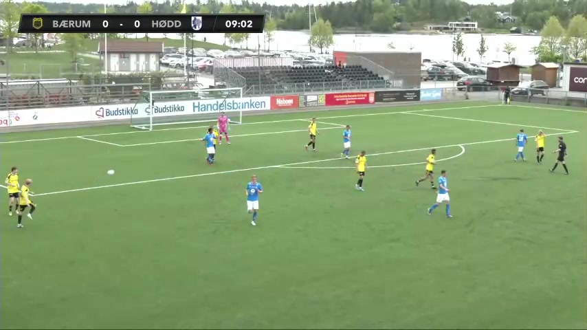 NOR D2 Baerum SK Vs Hodd Kristoffer Strand Ødven Goal in 9 min, Score 0:1