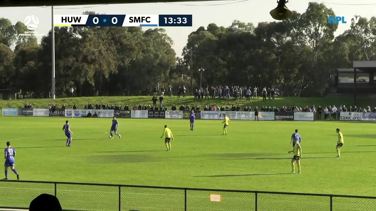 AUS VPL Heidelberg United Vs South Melbourne 13 phút Vào, ghi bàn 0:1