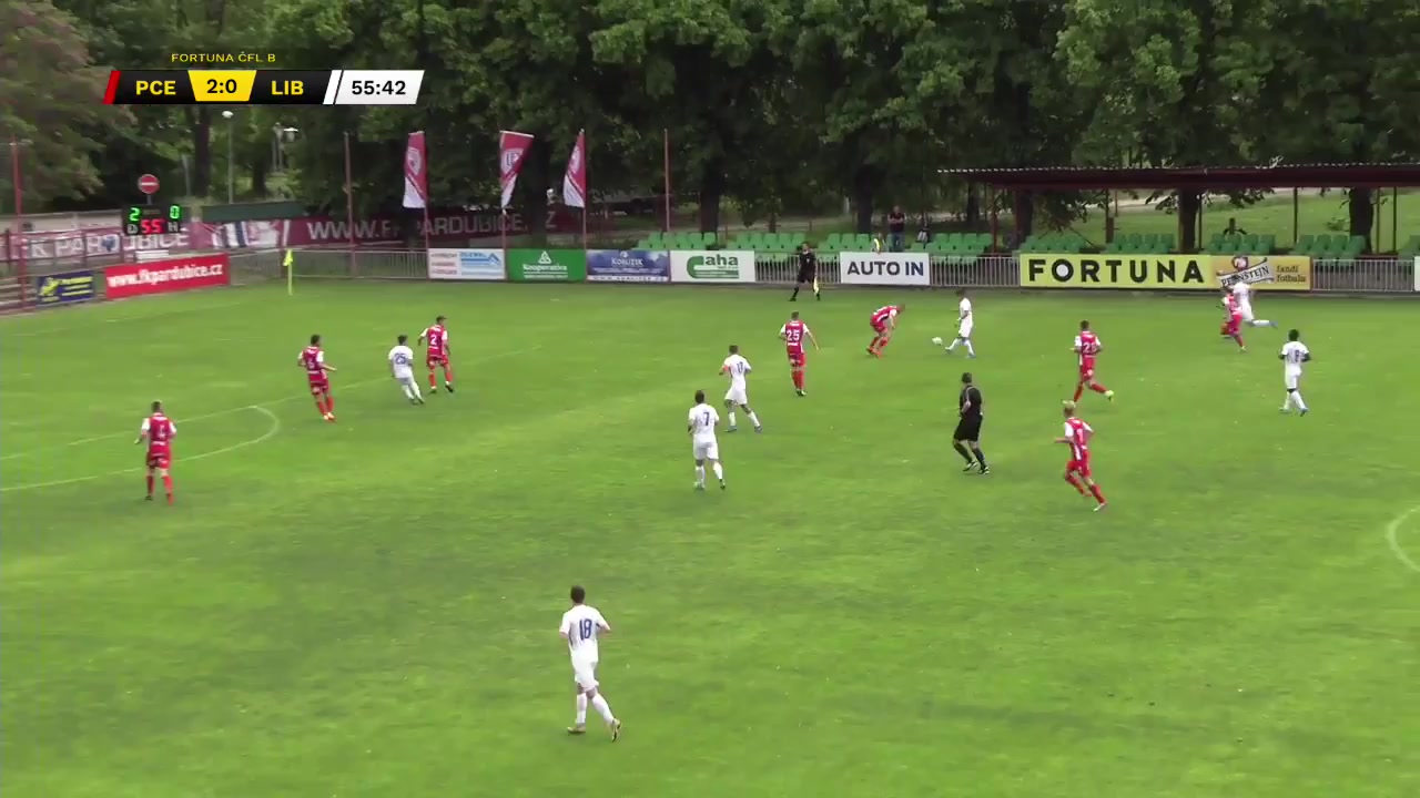 CZE CFL Pardubice B Vs Slovan Liberec II 56 phút Vào, ghi bàn 2:1