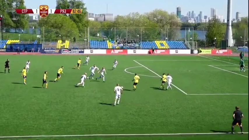 RUS D2 Strogino Moscow Vs FK Ryazan  Goal in 83 min, Score 2:1