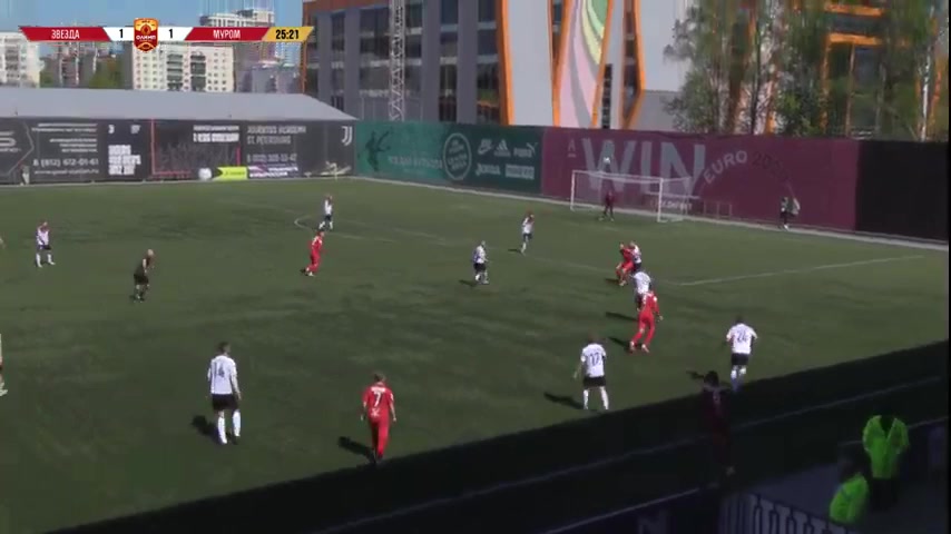 RUS D2 Zvezda Sint Petersburg Vs FC Murom Belyaev Goal in 25 min, Score 1:2