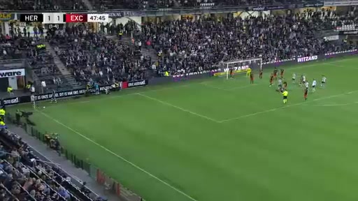 HOL D2 Heracles Almelo Vs Excelsior SBV 49 phút Thijs DallingaVào, ghi bàn 1:1