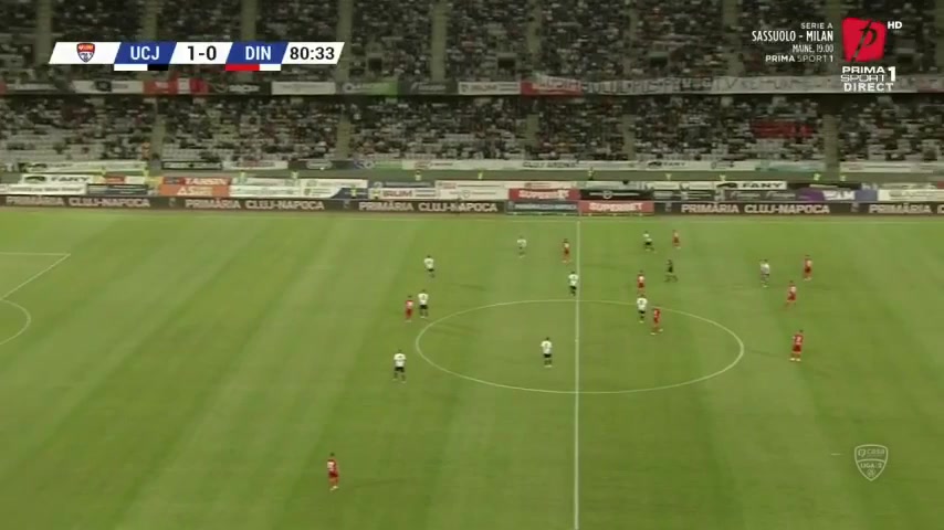 ROM D1 Universitaea Cluj Vs Dinamo Bucuresti 82 phút Alexandru BoiciucVào, ghi bàn 2:0