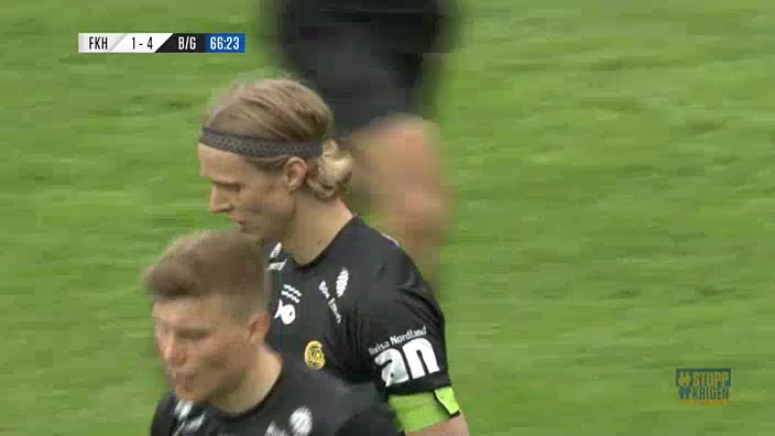 NOR D1 Haugesund Vs Bodo Glimt 66 phút Vào, ghi bàn 1:4