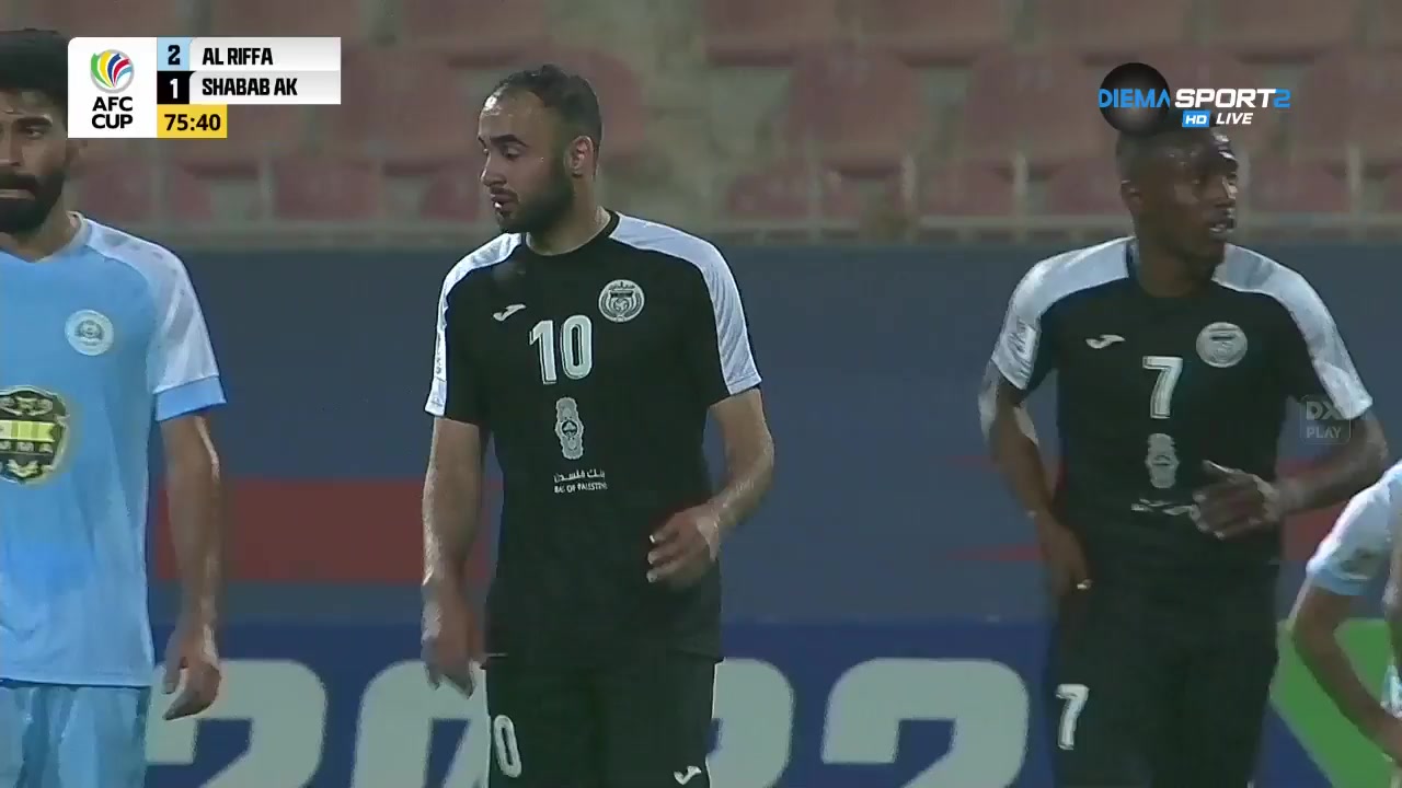 AFC Cup Al-Riffa Vs Shbab Alkhaleel Mohamed Darwish Goal in 77 min, Score 2:1