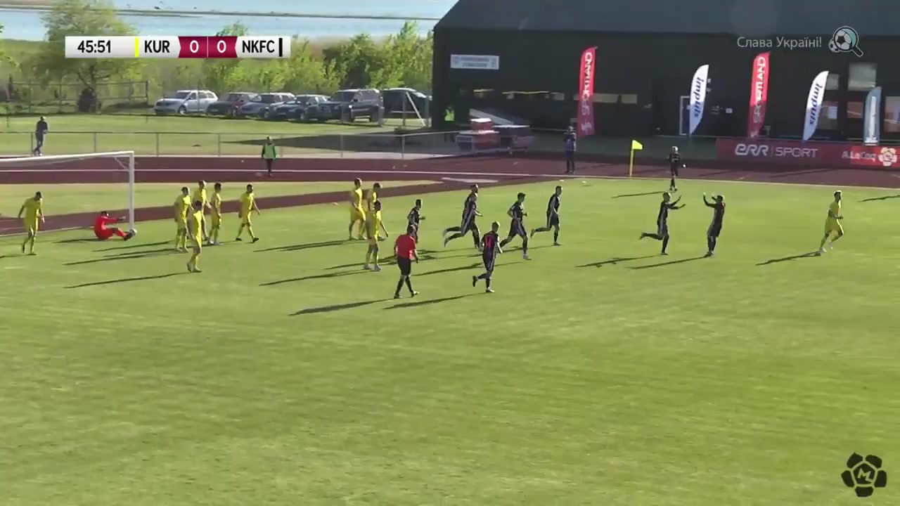 EST D1 FC Kuressaare Vs Nomme JK Kalju Ioannis Tsivelekidis Goal in 47 min, Score 0:1