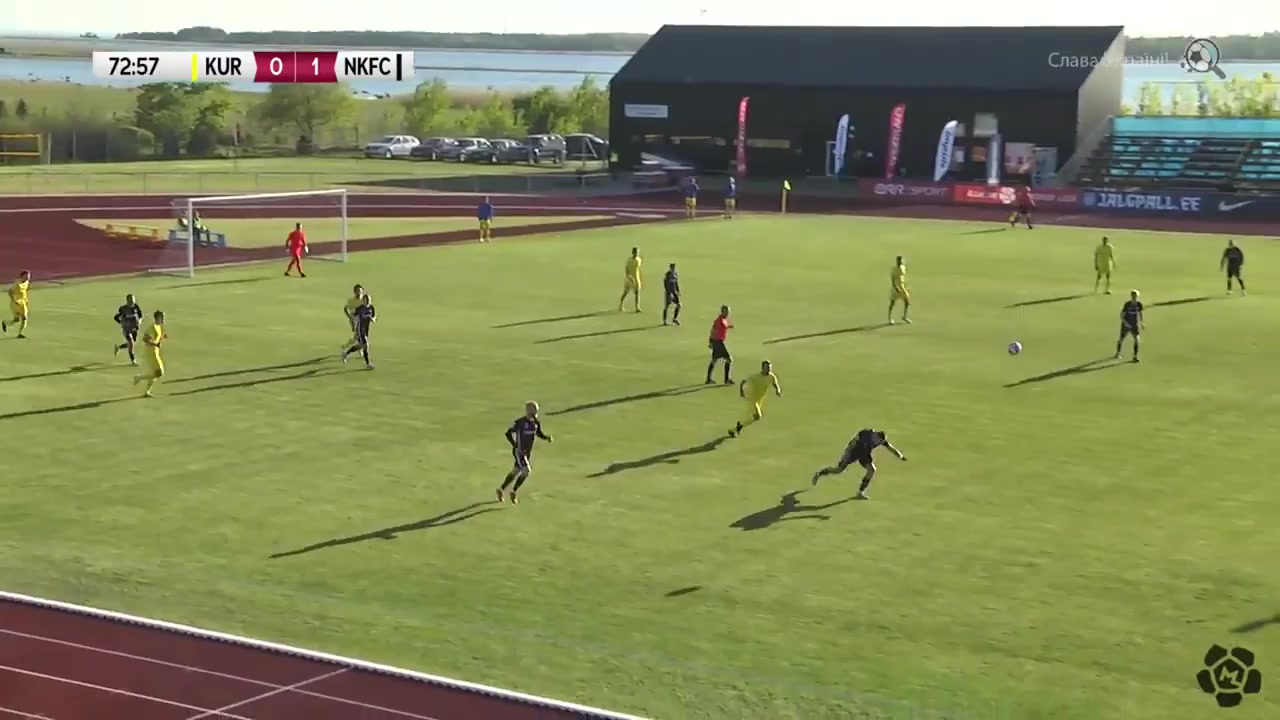 EST D1 FC Kuressaare Vs Nomme JK Kalju Otto Robert Lipp Goal in 73 min, Score 1:1