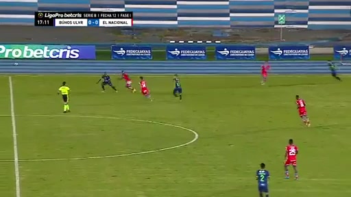 EC D2 Buhos ULVR Vs CD El Nacional  Goal in 17 min, Score 0:1