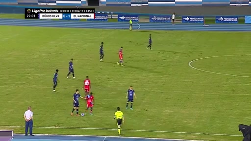 EC D2 Buhos ULVR Vs CD El Nacional Mario Barrionuevo Goal in 22 min, Score 1:1