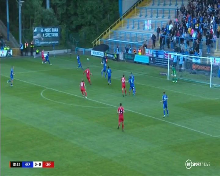 ENG Conf Halifax Town Vs Chesterfield Danny Rowe Goal in 19 min, Score 0:1