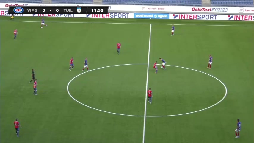 NOR D2 Valerenga B Vs Tromsdalen Magnus Riisnæs Goal in 12 min, Score 1:0