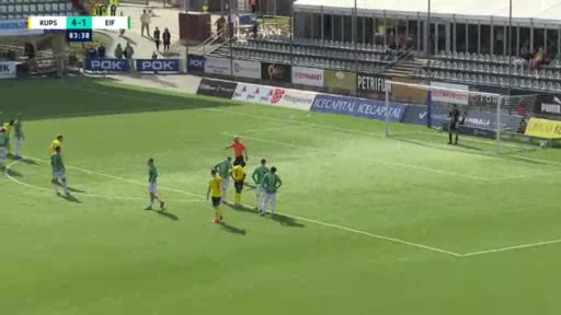 FIN CUP KuPs Vs Ekenas IF Fotboll Tim Vayrynen Goal in 84 min, Score 5:1