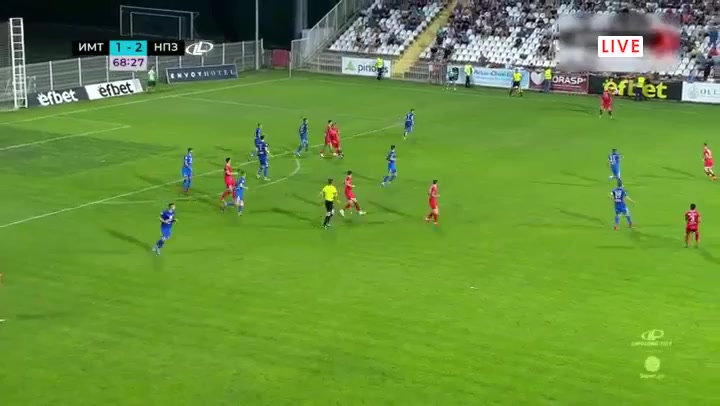 129 IMT Novi Beograd Vs Novi Pazar 70 skor gol Bojica Nikcevic, skor 1:3