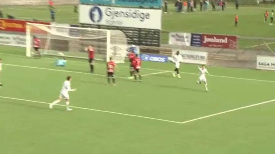 NOR AL Stjordals Blink Vs Sogndal 39 ทำประตู Jonatan Ingi Jonsson ประตู, ทำคะแนน 1:2