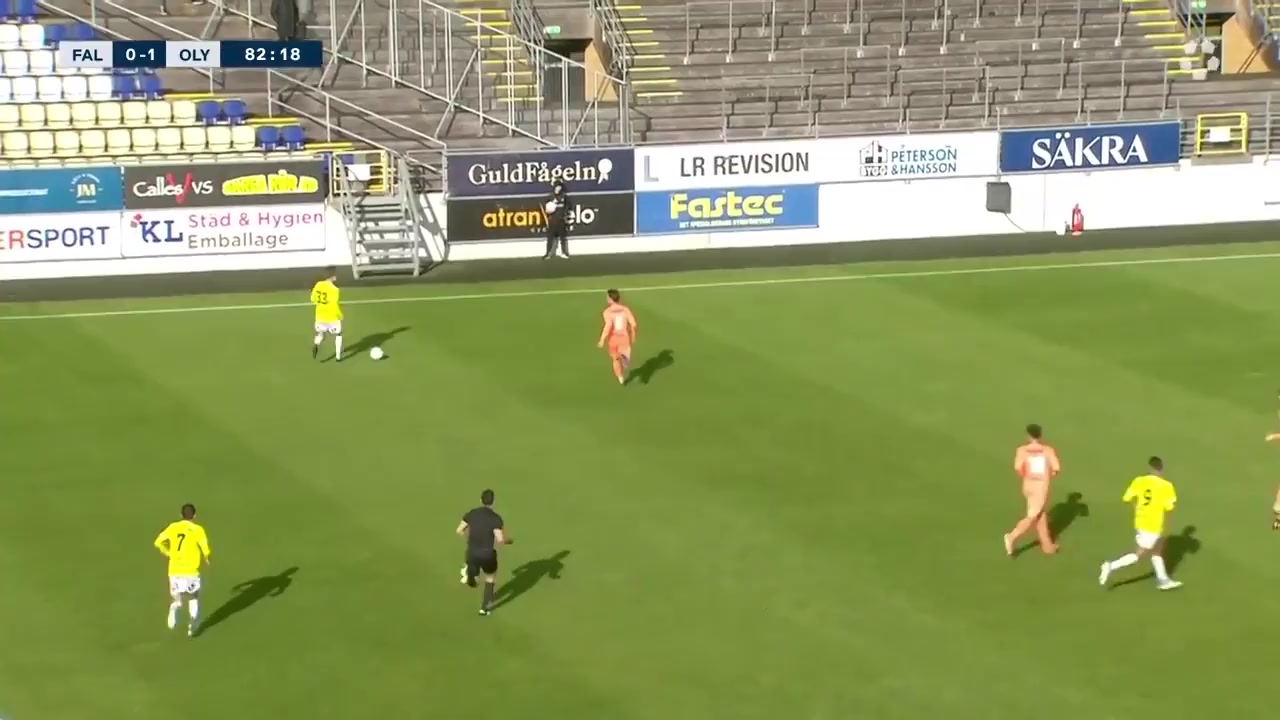 SWE D1 SN Falkenberg Vs BK Olympic  Goal in 84 min, Score 1:1