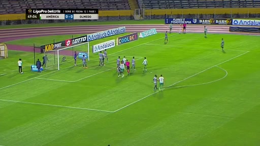 EC D2 Sociedad Deportivo Quito Vs Olmedo Riobamba  Goal in 50 min, Score 1:0
