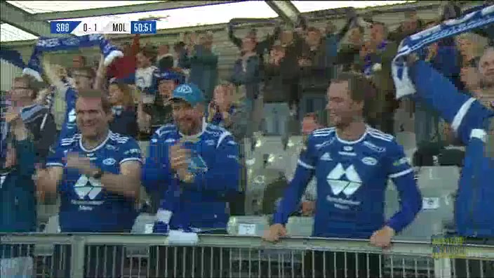 NOR D1 Sarpsborg 08 Vs Molde 52 ทำประตู  ประตู, ทำคะแนน 0:1