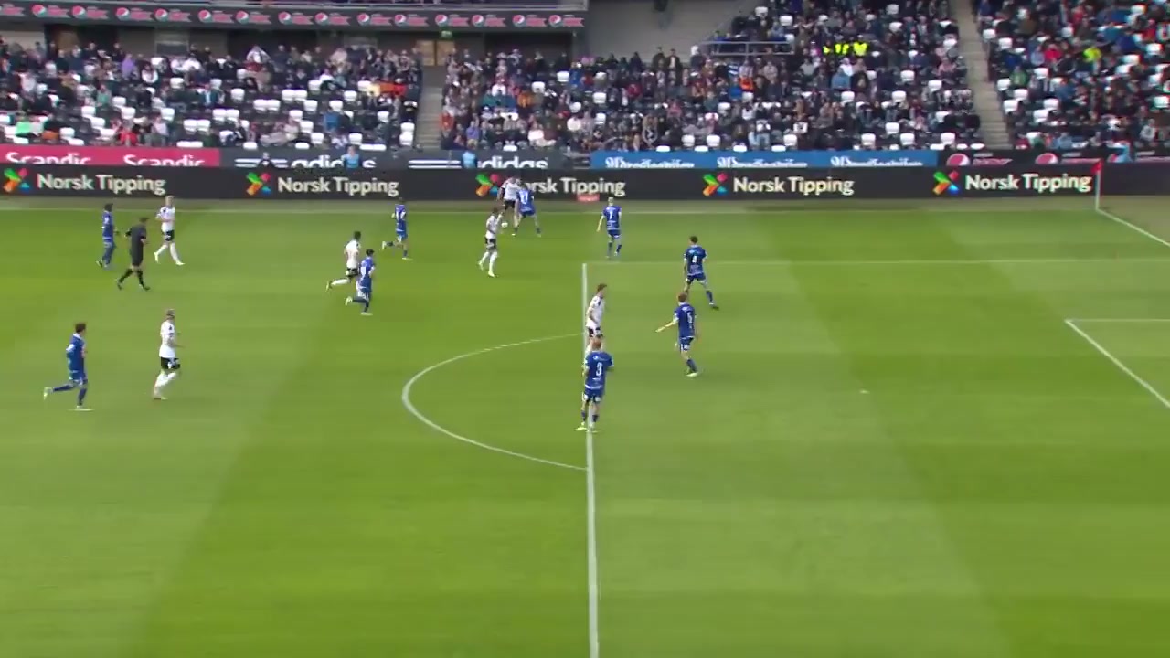 NOR D1 Rosenborg Vs Haugesund 55 ทำประตู  ประตู, ทำคะแนน 2:3