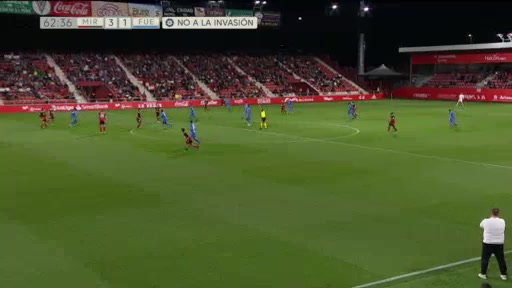 SPA D2 Mirandes Vs Fuenlabrada 62 phút Aboubakary KanteVào, ghi bàn 3:1