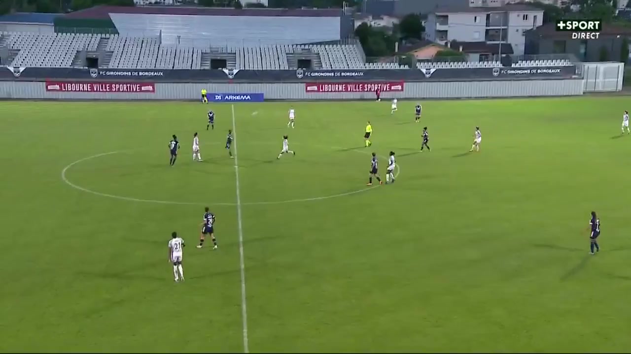FRA WD1 Bordeaux (w) Vs Paris FC (w) Thiney Goal in 43 min, Score 1:2