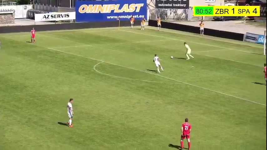 CZE U19 Brno U19 Vs Sparta Praha U19  Goal in 82 min, Score 1:5