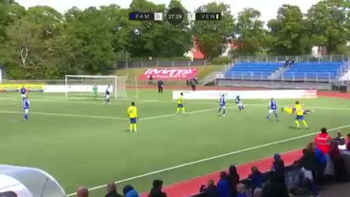 DEN D1 Fremad Amager Vs Vendsyssel Tiemoko Konate Goal in 28 min, Score 0:2