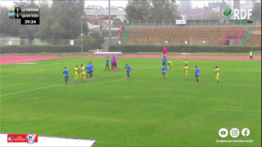 ANFP La Pintana Unida Vs Quintero Unido 39 phút Vào, ghi bàn 2:1