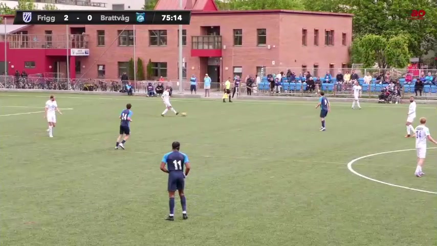 NOR D2 Frigg Vs Brattvag  Goal in 76 min, Score 3:0