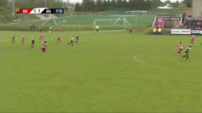 挪女超 阿华德斯纳斯女足 Vs SK布兰女足 18分Cille Nilsen进球,比分1:0