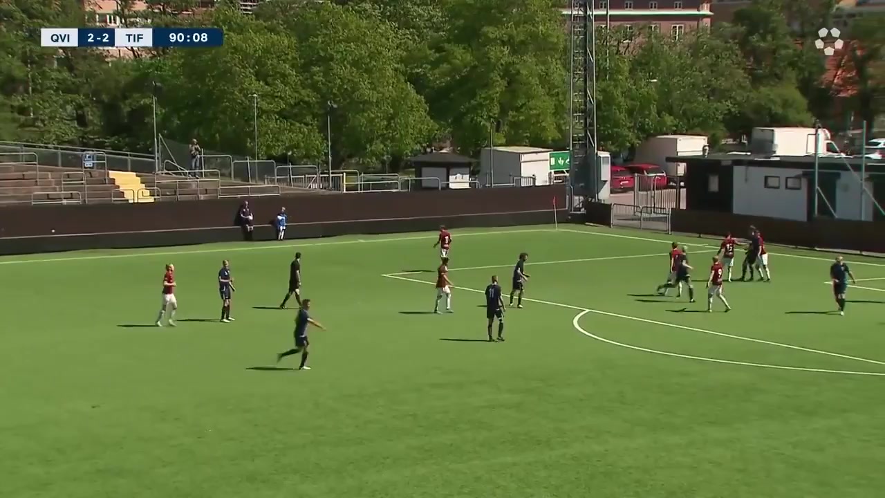 SWE D1 SN Qviding FIF Vs Tvaakers IF  Goal in 92 min, Score 2:3