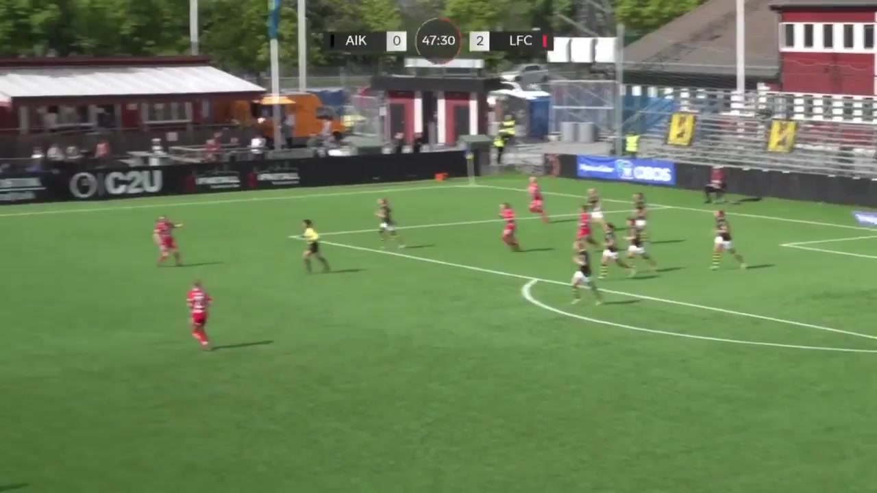 SWE WD1 AIK Solna (w) Vs Linkopings (w) Momiki Goal in 49 min, Score 0:3