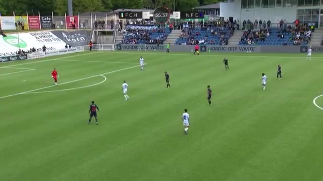 DEN D1 Helsingor Vs Nykobing FC Tonni Adamsen Goal in 57 min, Score 2:2