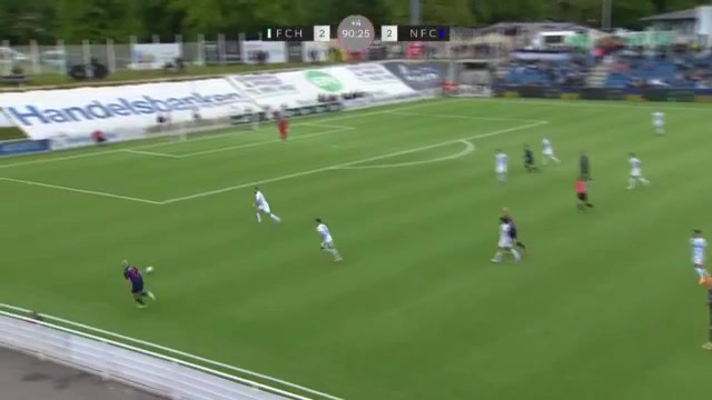 DEN D1 Helsingor Vs Nykobing FC Ole Jakobsen Goal in 92 min, Score 2:3