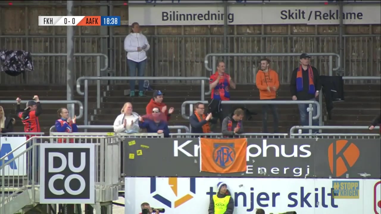 NOR D1 Haugesund Vs Aalesund FK 18 ทำประตู Isak Dybvik Maatta ประตู, ทำคะแนน 0:1