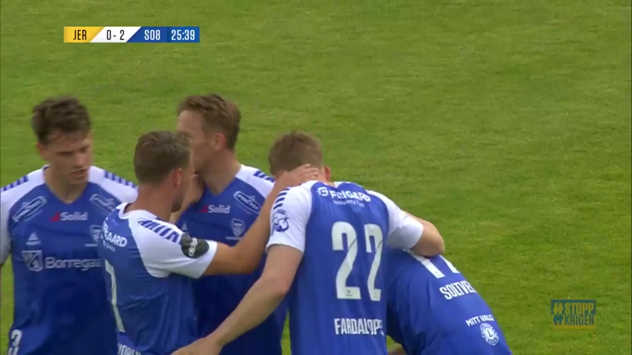 NOR D1 Jerv Vs Sarpsborg 08 24 ทำประตู Joachim Soltvedt ประตู, ทำคะแนน 0:2