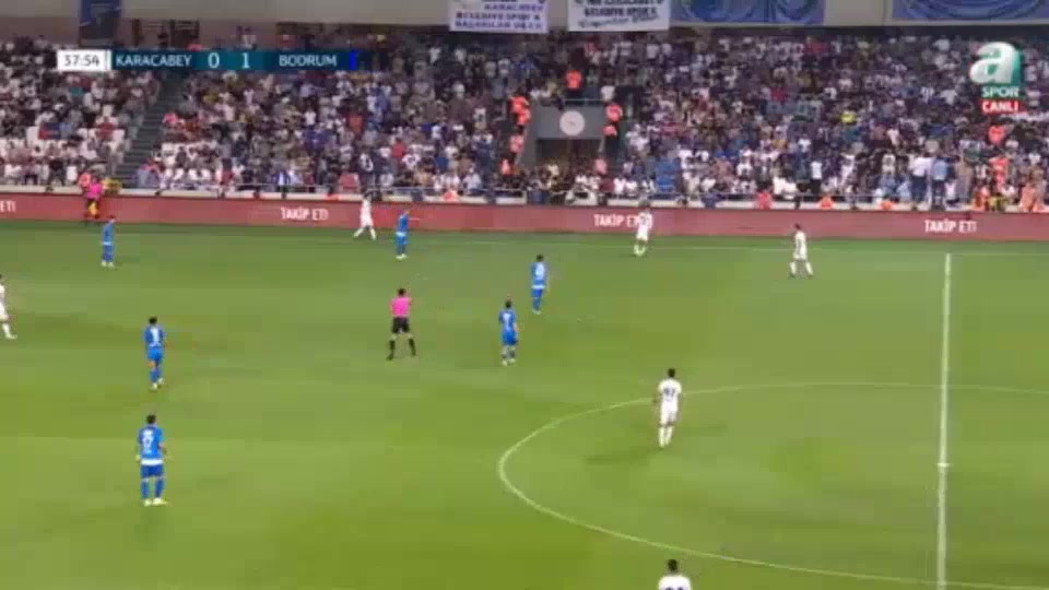 TUR D3 Bursa Niluferspor AS Vs Bodrumspor Samet Yalçın Goal in 39 min, Score 0:2