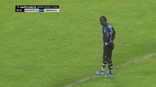 EC D2 CD Independiente Juniors Vs SC Imbabura José Lugo Goal in 86 min, Score 1:1