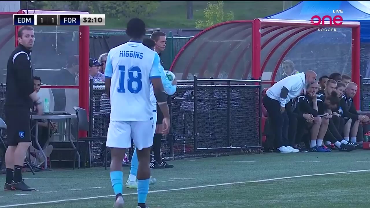 Can PL FC Edmonton Vs Forge FC Alessandro Hojabrpour Goal in 32 min, Score 2:1