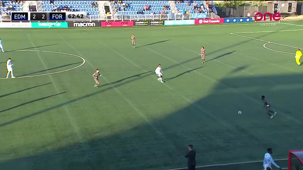 Can PL FC Edmonton Vs Forge FC Bicou Bissainthe Goal in 64 min, Score 2:3