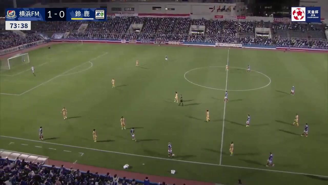 JE Cup Yokohama Marinos Vs Suzuka Point Getters Yuta Koike Goal in 75 min, Score 2:0