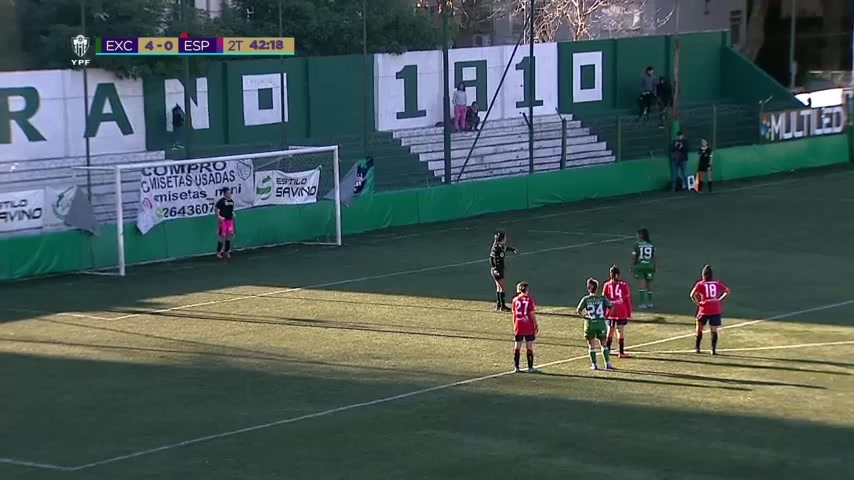  AR D1(W) Excursionistas (w) Vs Deportivo Espanol (W)  Goal in 87 min, Score 5:0