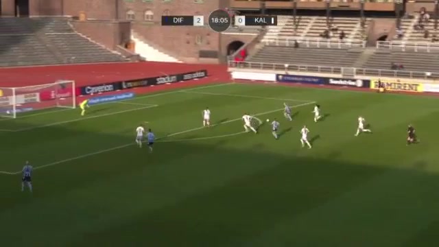 SWE WD1 Djurgardens (w) Vs IFK Kalmar (w) Almqvist Goal in 17 min, Score 3:0