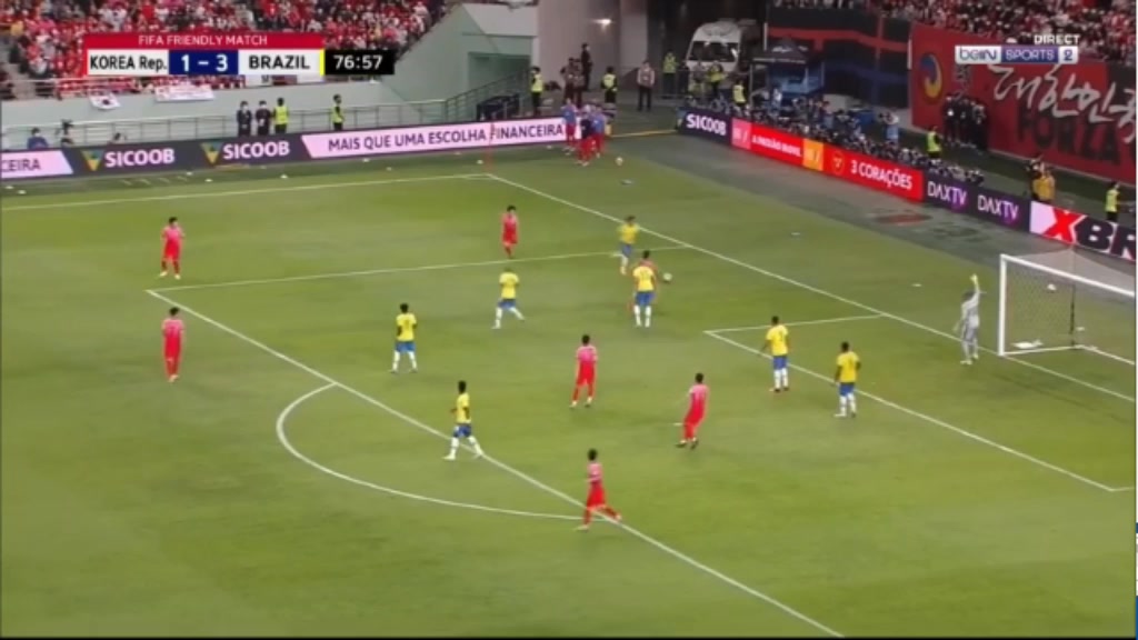 INT FRL South Korea Vs Brazil 81 ทำประตู  ประตู, ทำคะแนน 1:4