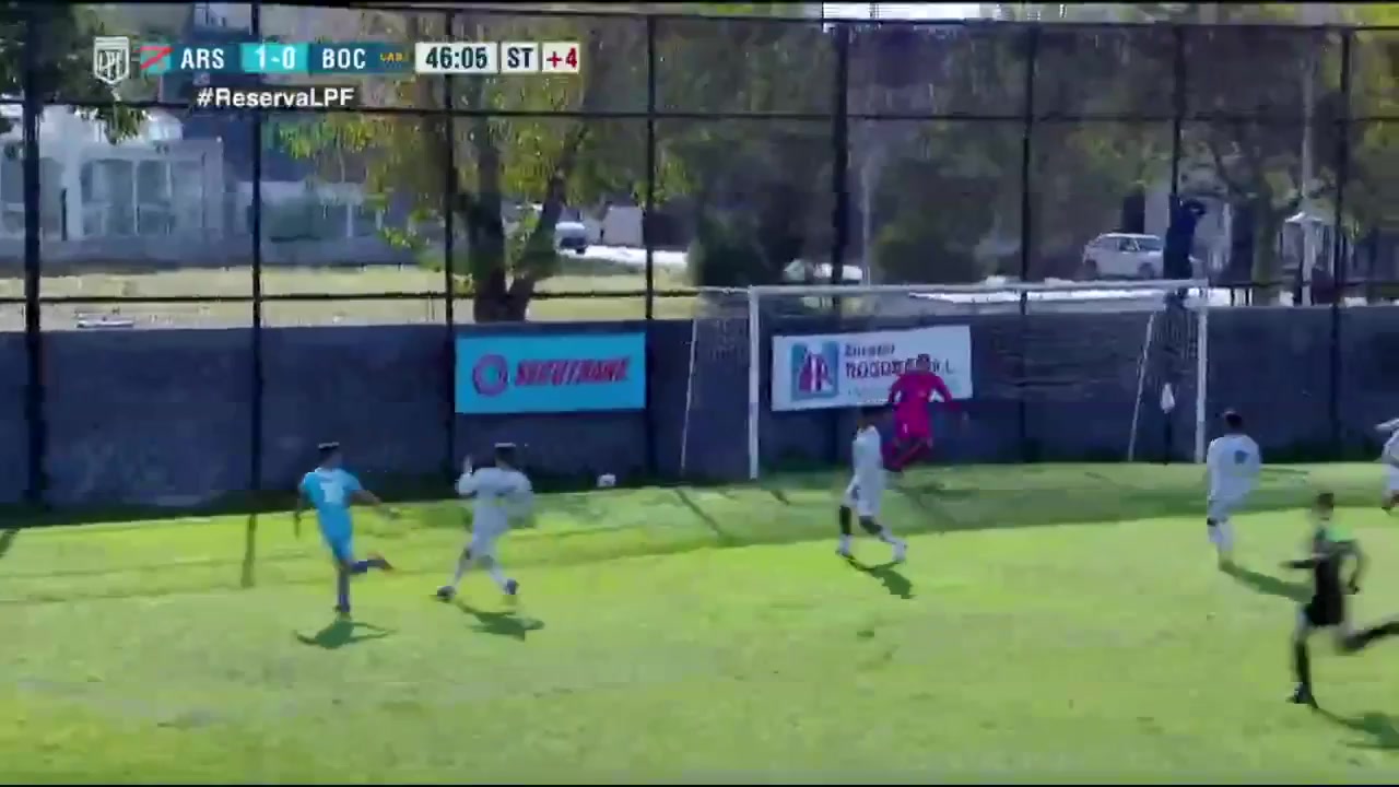 AR L（R） Arsenal de Sarandi Reserves Vs Boca Juniors Reserve  Goal in 91 min, Score 2:0