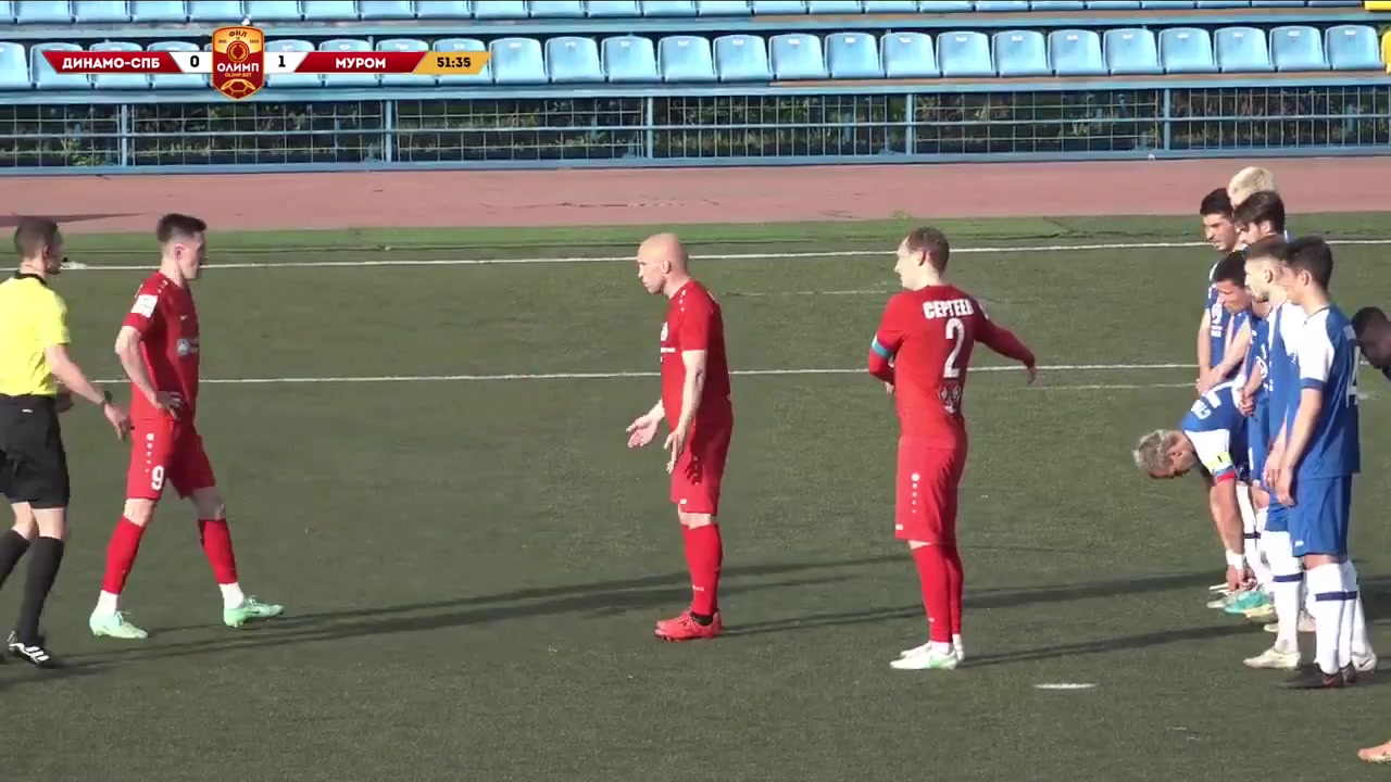 RUS D2 Dinamo Saint Petersburg Vs FC Murom Sergeyev Goal in 52 min, Score 0:2